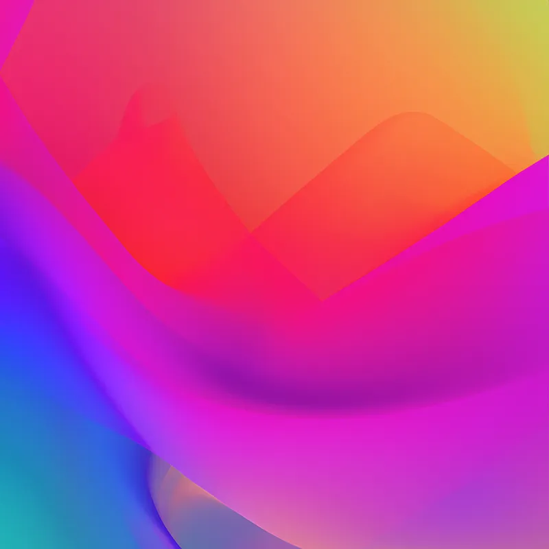 Vibrant gradient background with flowing curves in purple, pink, orange and yellow colors perfect for modern call-to-action sections and website headers